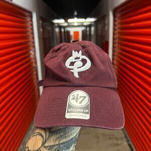 47 Brand Prolific Hat Maroon Adjustable Cap OSFA